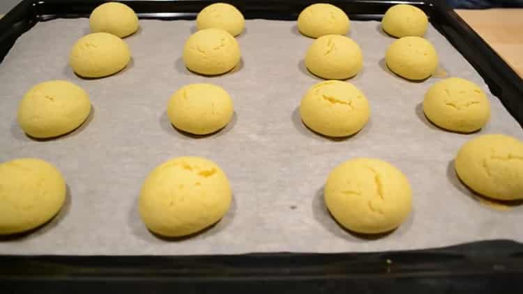 To prepare peaches, bake the blanks