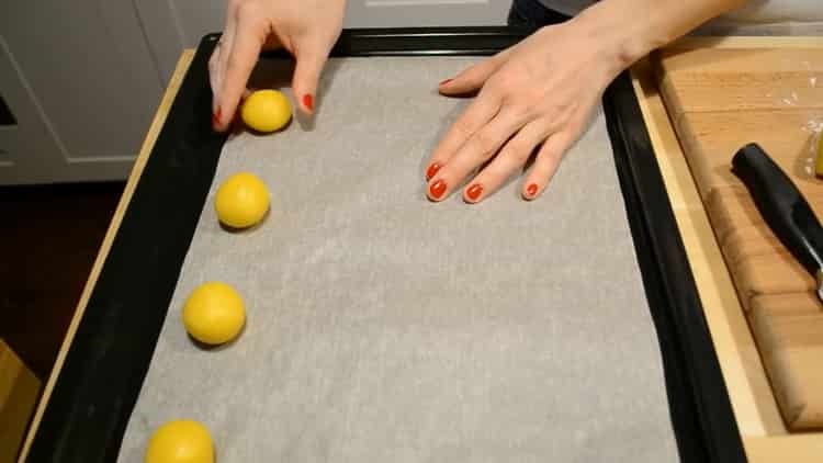 Preheat peaches to bake cookies