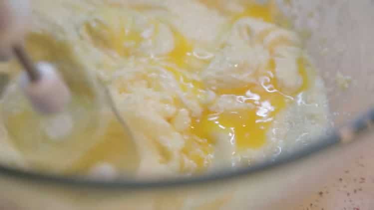 To make cookies with pieces of chocolate, combine the ingredients