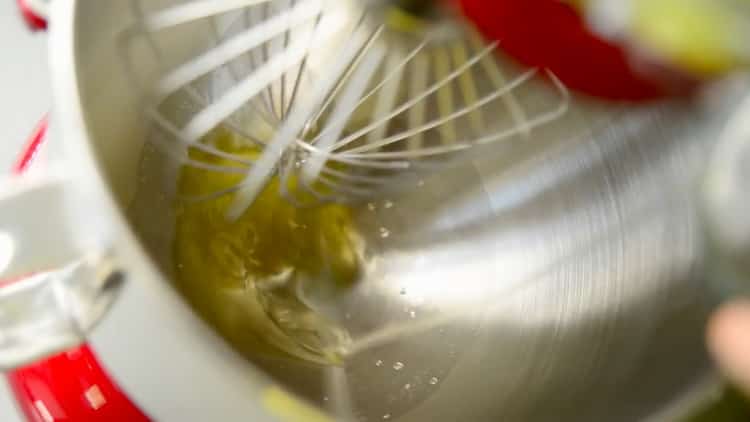 Beat whites to make sandwich cookies.