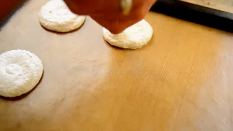 To make sandwich cookies, squeeze the dough onto a baking sheet