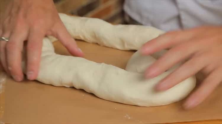 To make a chicken and mushroom pie, roll the roll