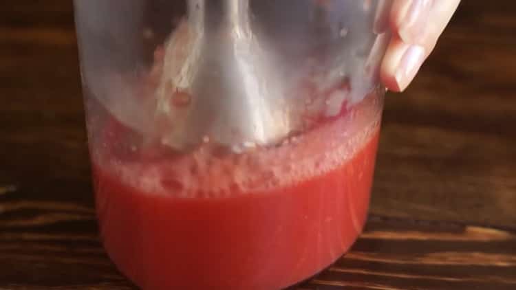 To make margarita pizza, prepare a blender