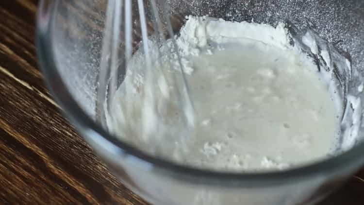 To make margarita pizza, mix yeast