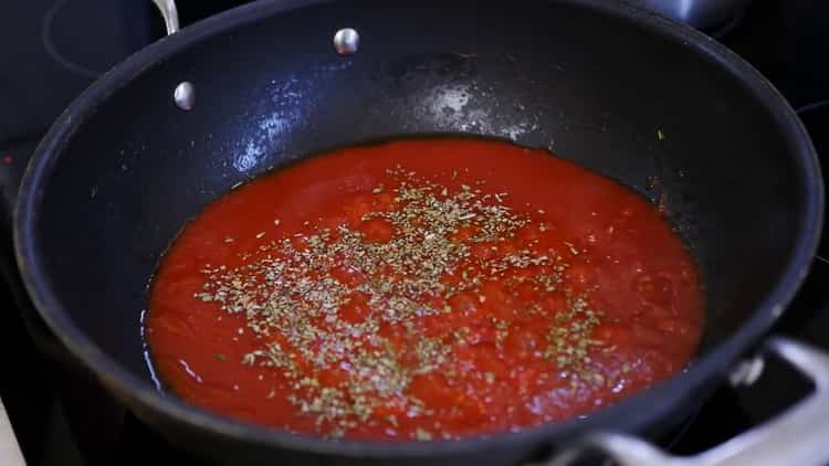 To make pizza pie, add spices