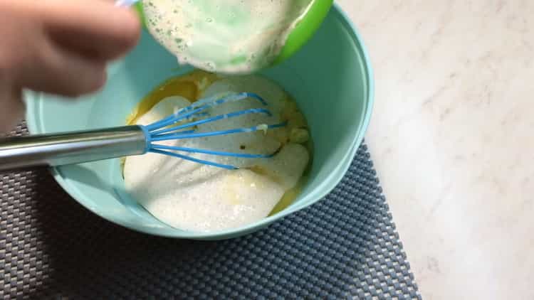 Combine the ingredients to make Caesar pizza