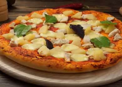 How to learn how to cook delicious pizza with chicken and pineapple