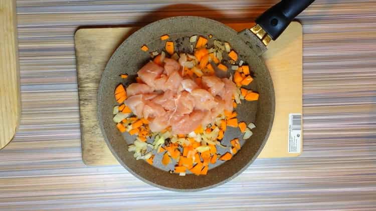 For cooking pilaf in pots. fry vegetables and meat