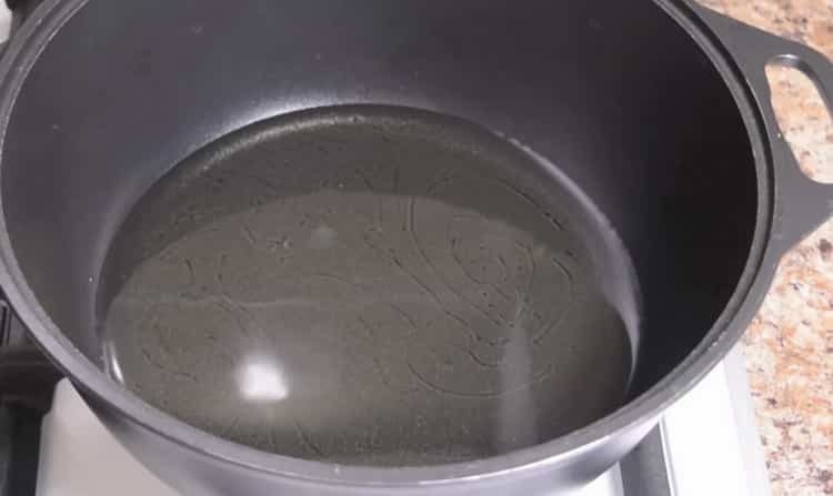 To cook lamb pilaf in a cauldron, prepare the dishes