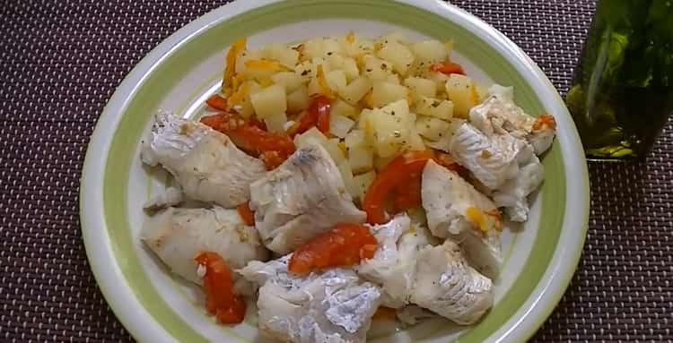 Fish and vegetables in a double boiler - a diet and tasty recipe