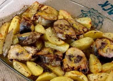 How to learn how to cook delicious fish and potatoes in the oven