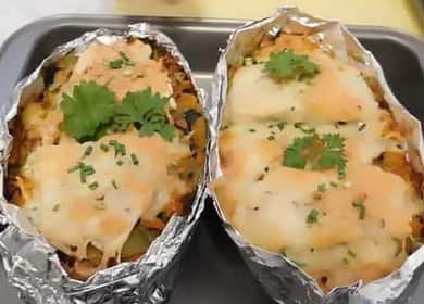 How to learn how to cook delicious fish with rice in the oven