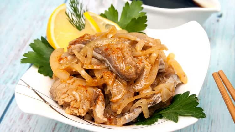 Korean heh fish: step by step recipe with photo