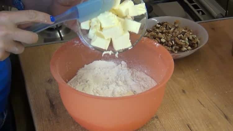 To make butter biscuits, prepare the ingredients