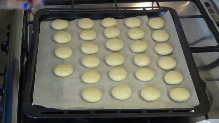 To make butter biscuits, preheat the oven
