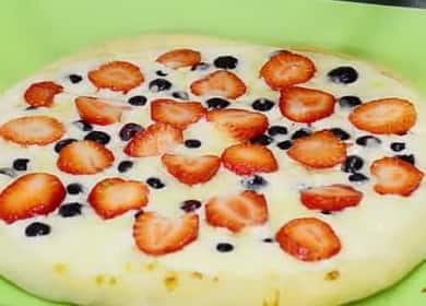 How to learn to cook sweet pizza