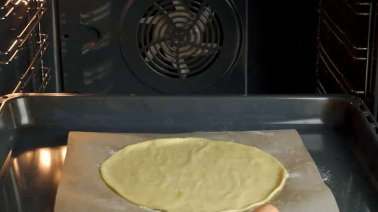 To make a puff cake, bake cakes