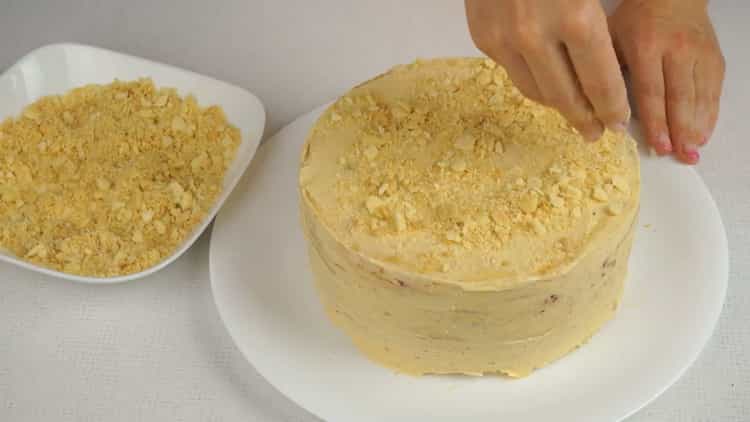 Delicious puff cake ready