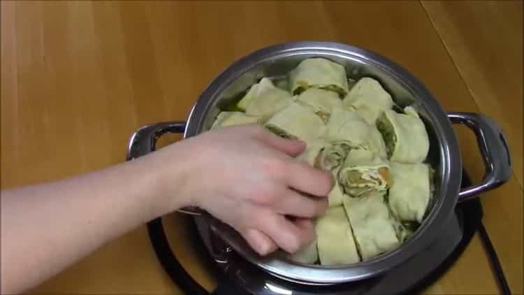 To prepare puff khinkali, prepare the ingredients