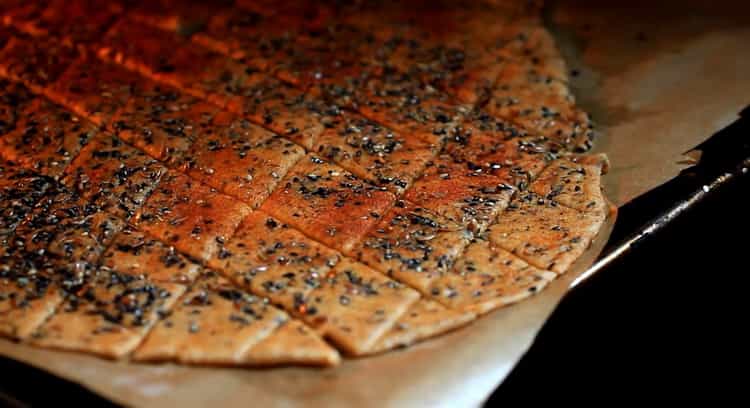 To make salt cookies, preheat the oven