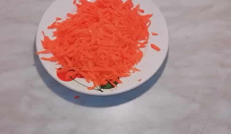 For cooking fish cheese chop carrots