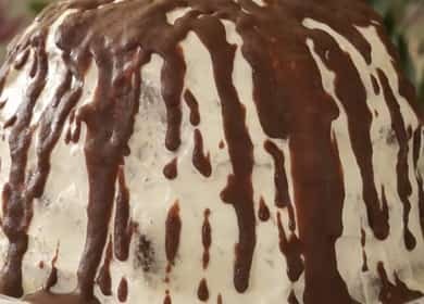 Pancho cake with pineapples and walnuts according to a step by step recipe with photo