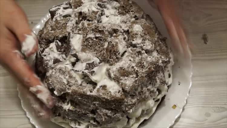 To make a pancho cake with pineapple and walnuts, prepare the ingredients