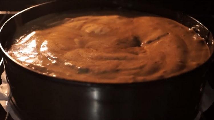 To make a pancho cake with pineapple and walnuts, bake the dough