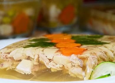 Chicken jelly - a very simple and tasty recipe