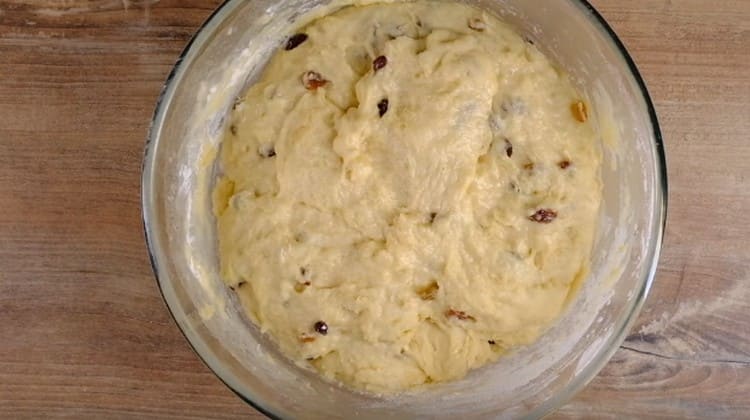 The dough has risen perfectly.