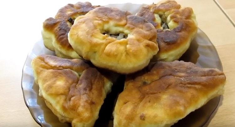 These are the whites in kefir in a pan, we have succeeded.