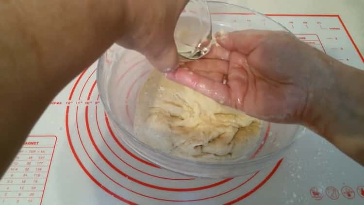 Add butter to make rose buns