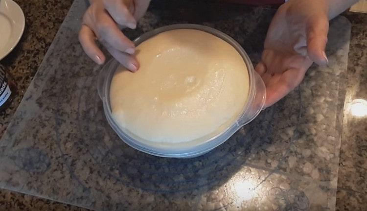 The dough rose well.