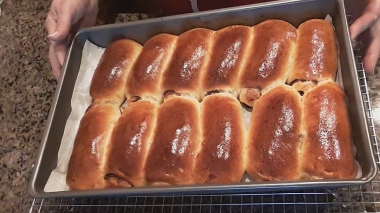 Our chocolate brownies are ready.