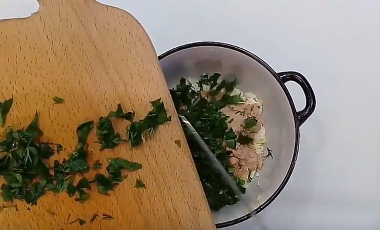 Add chopped fresh herbs.