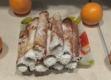 Cooking waffles in a recipe pan with step by step photos.