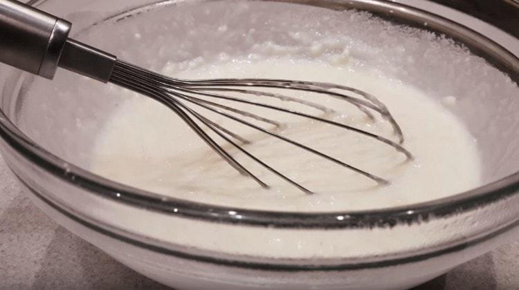 Then the flour mixture must be cooled.