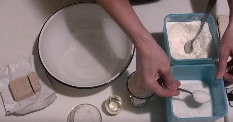 Add sugar to the water.