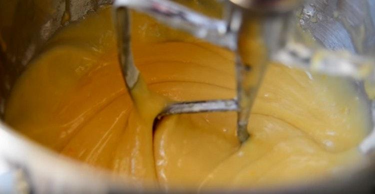 Mix the dough with a mixer.