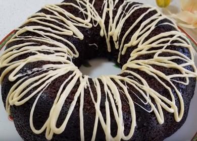 We prepare a delicious cupcake without eggs according to a step-by-step recipe with a photo.