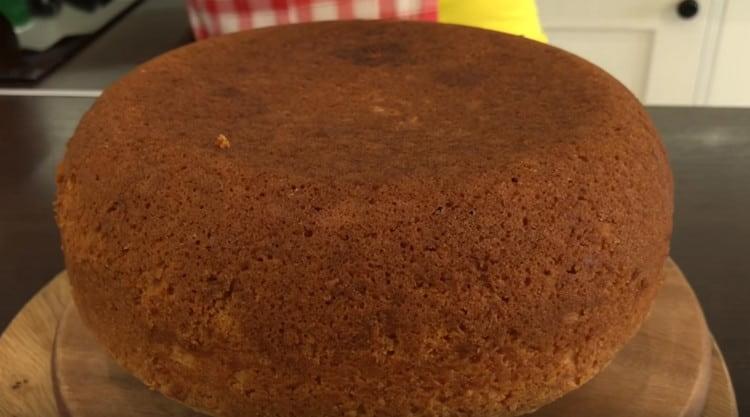 A cupcake is baked for about an hour.