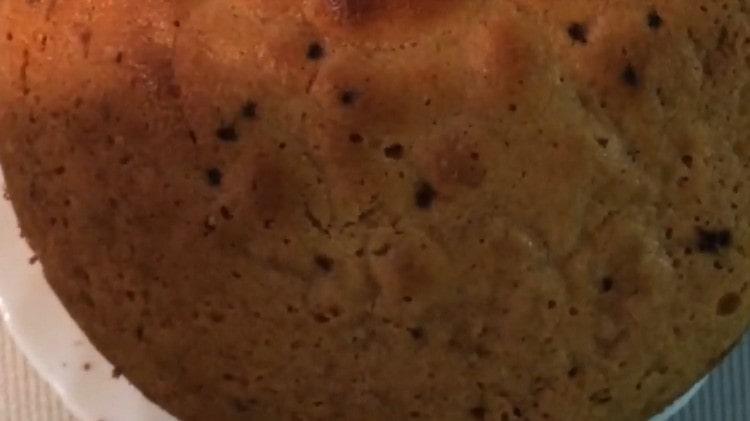 Cupcake is baked for almost an hour.