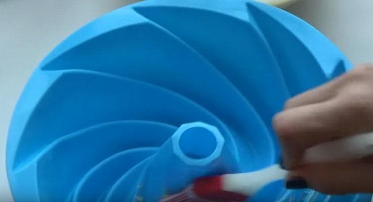 Grease a baking dish.