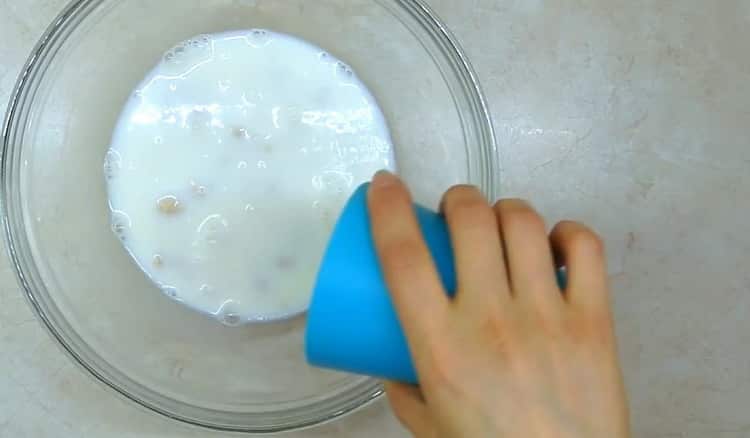 To make a classic Easter cake with a simple recipe, prepare the ingredients