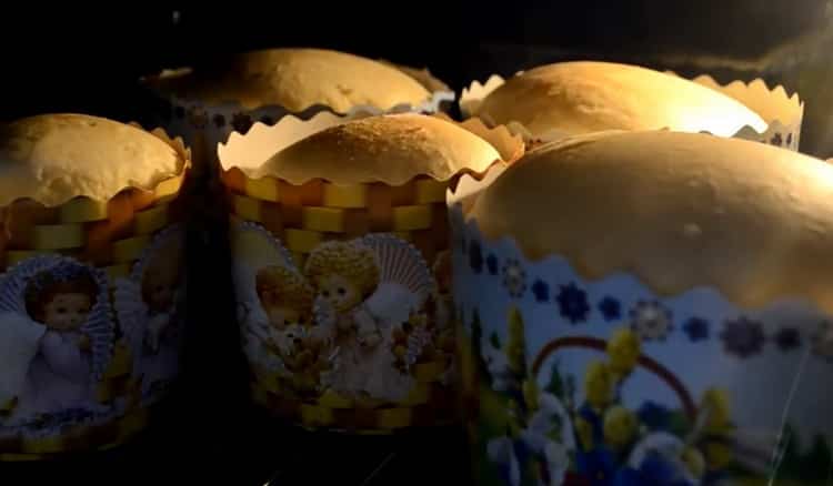 To make a classic Easter cake with a simple recipe, preheat the oven