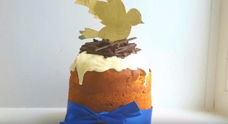 And so you can decorate the finished baking.