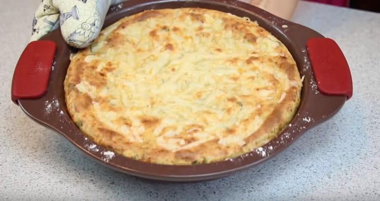 In the oven, khachapuri will be baked for about half an hour.