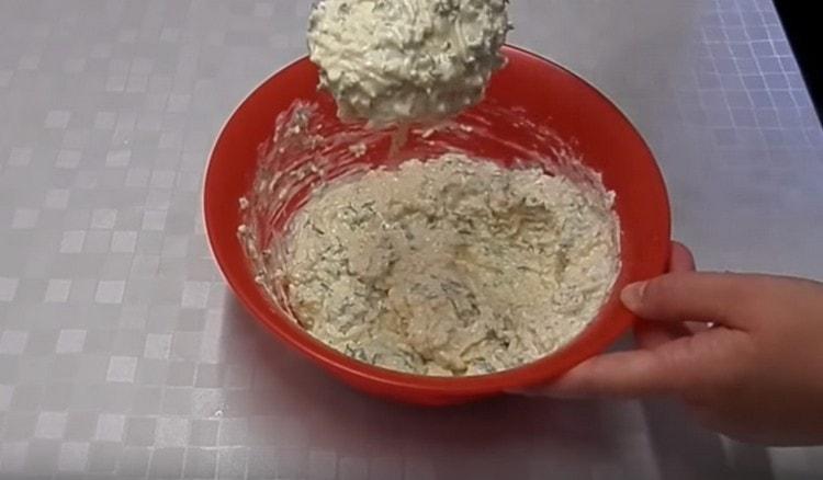 The dough should be thick.