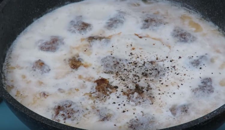 Add salt, pepper, soy sauce to taste.