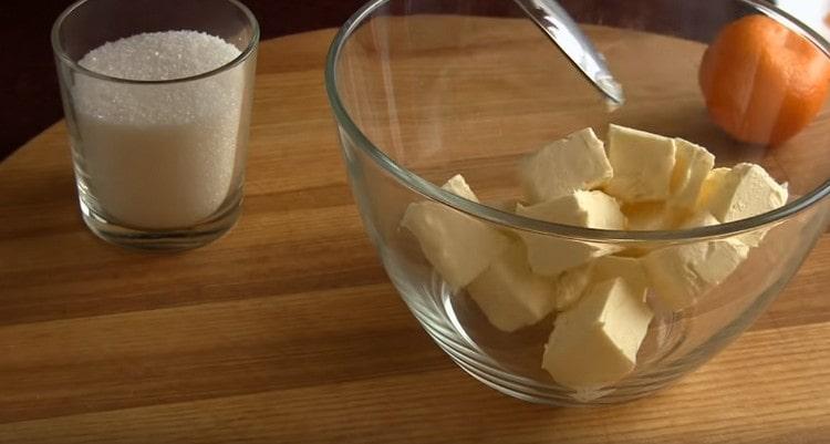 Put soft butter in a bowl.